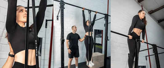 So lernst du mit Resistance Bändern deinen ersten Muscle Up oder Klimmzug an der Stange - 7 ZORAS
